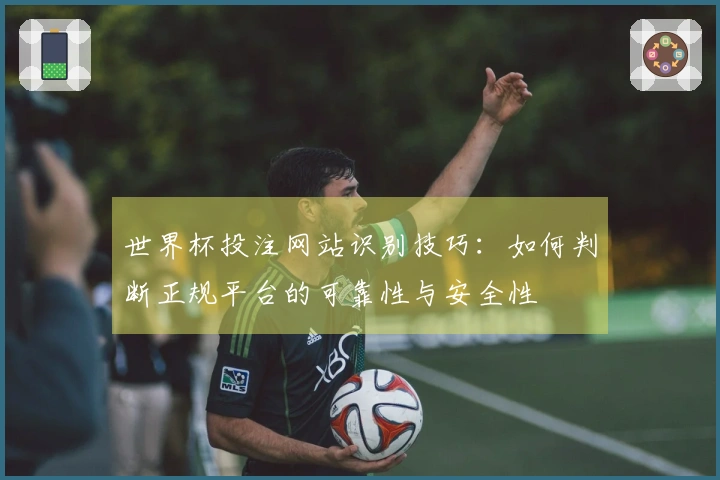 世界杯投注网站识别技巧：如何判断正规平台的可靠性与安全性