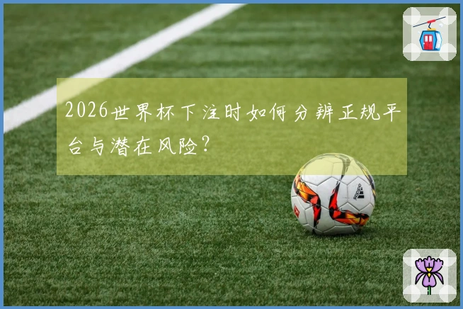 2026世界杯下注时如何分辨正规平台与潜在风险？
